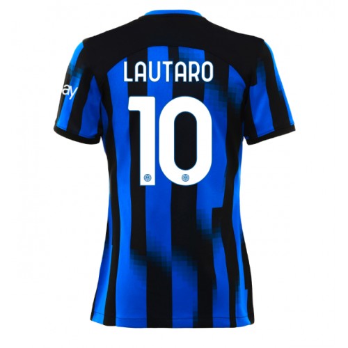 Maillot de foot Inter Milan Lautaro Martinez #10 Domicile Femmes 2023-24 Manches Courte
